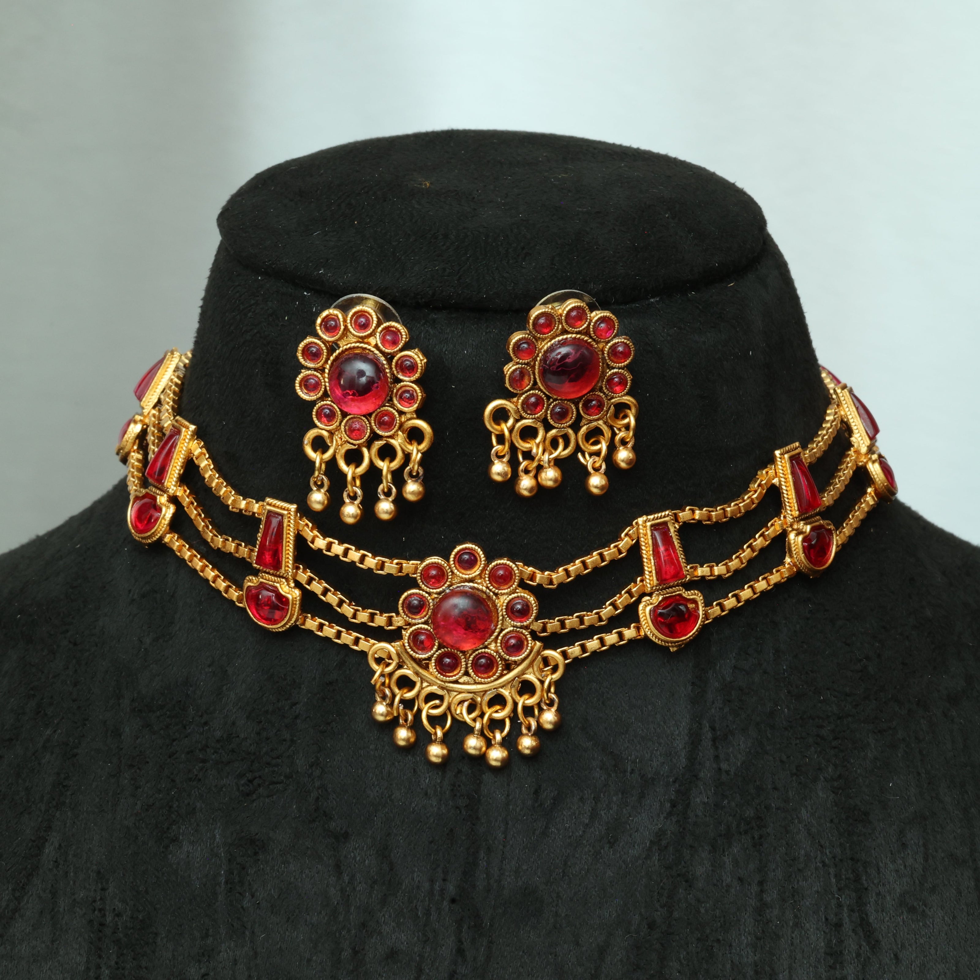 Elegant 3 Layer Choker