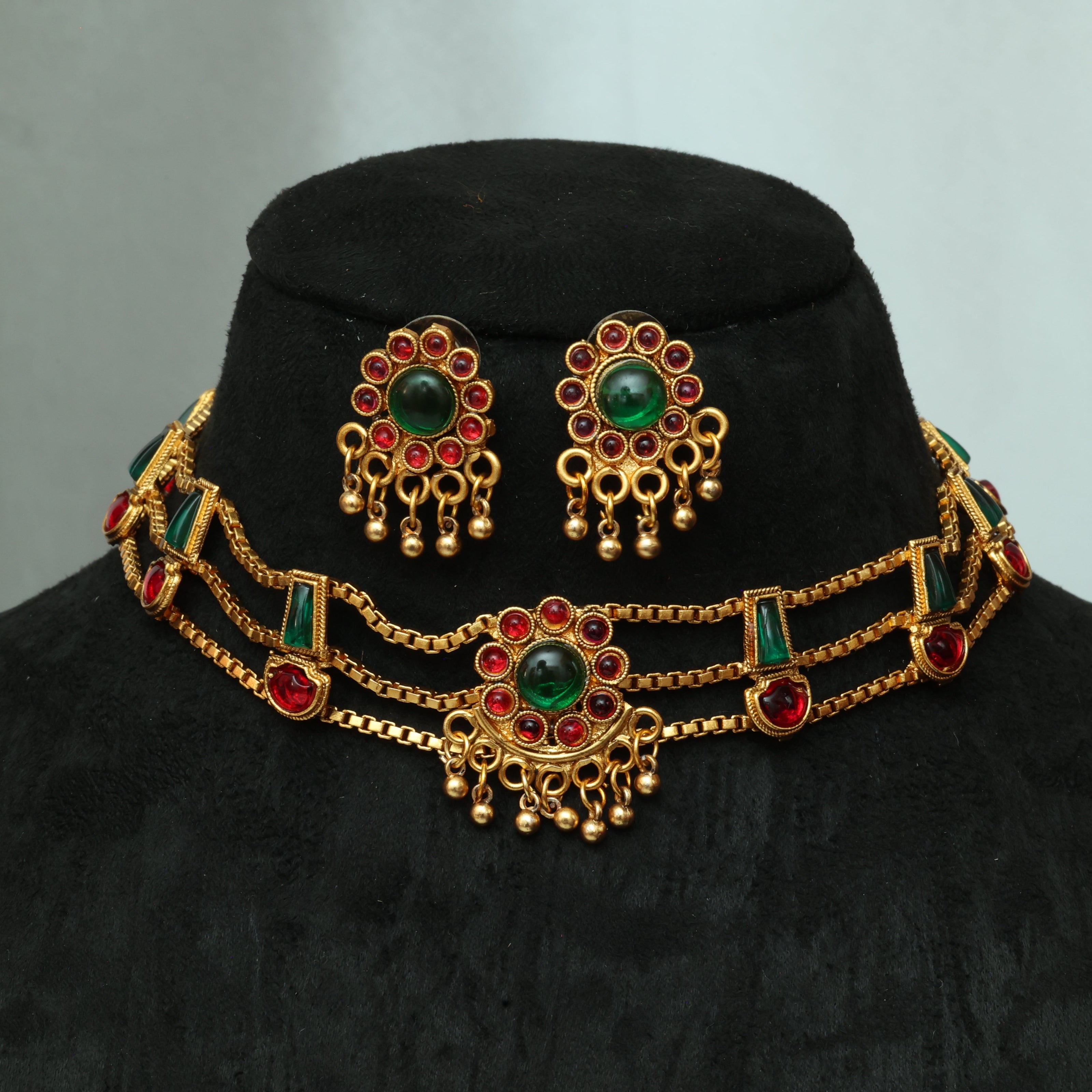 Elegant 3 Layer Choker