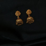 Antique Golden Beads Haaram With Stone Embedded Lakshmi Pendant