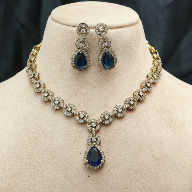 Scarlet Glow Victorian Necklace Set