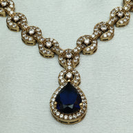 Scarlet Glow Victorian Necklace Set