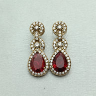 Scarlet Glow Victorian Necklace Set