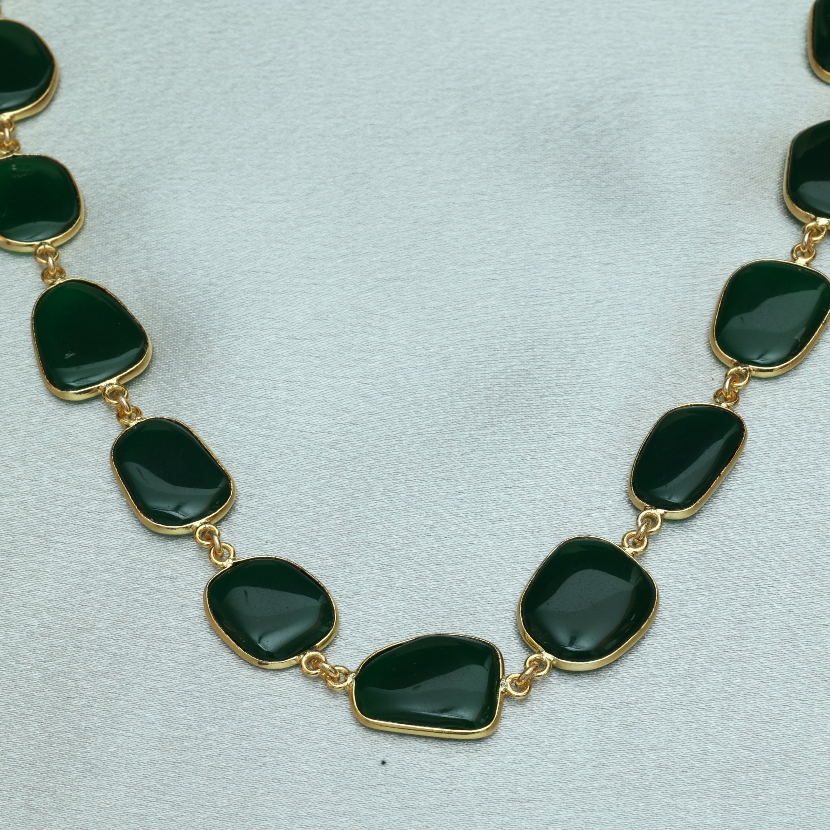 Verdant Grace Necklace 18K Gold Plated