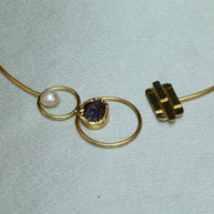 Golden Orbit Neckcuff 18K Gold Plated