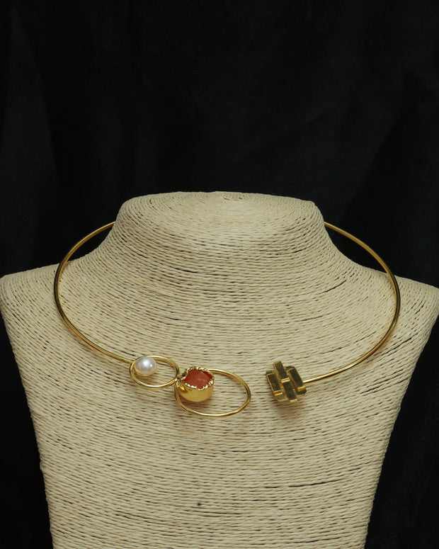 Golden Orbit Neckcuff 18K Gold Plated