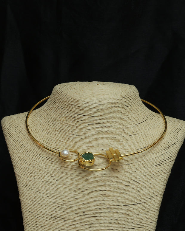 Golden Orbit Neckcuff 18K Gold Plated