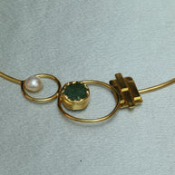 Golden Orbit Neckcuff 18K Gold Plated