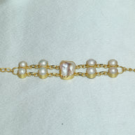 Double Layered Pearl 2 In 1 Choker/Bracelet