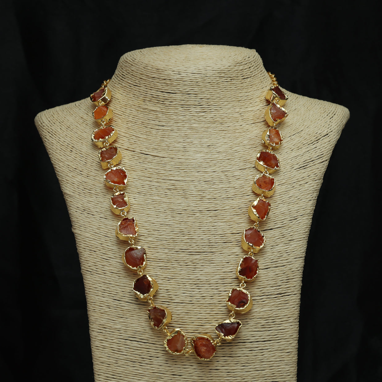 Natural Stone Embedded Chain