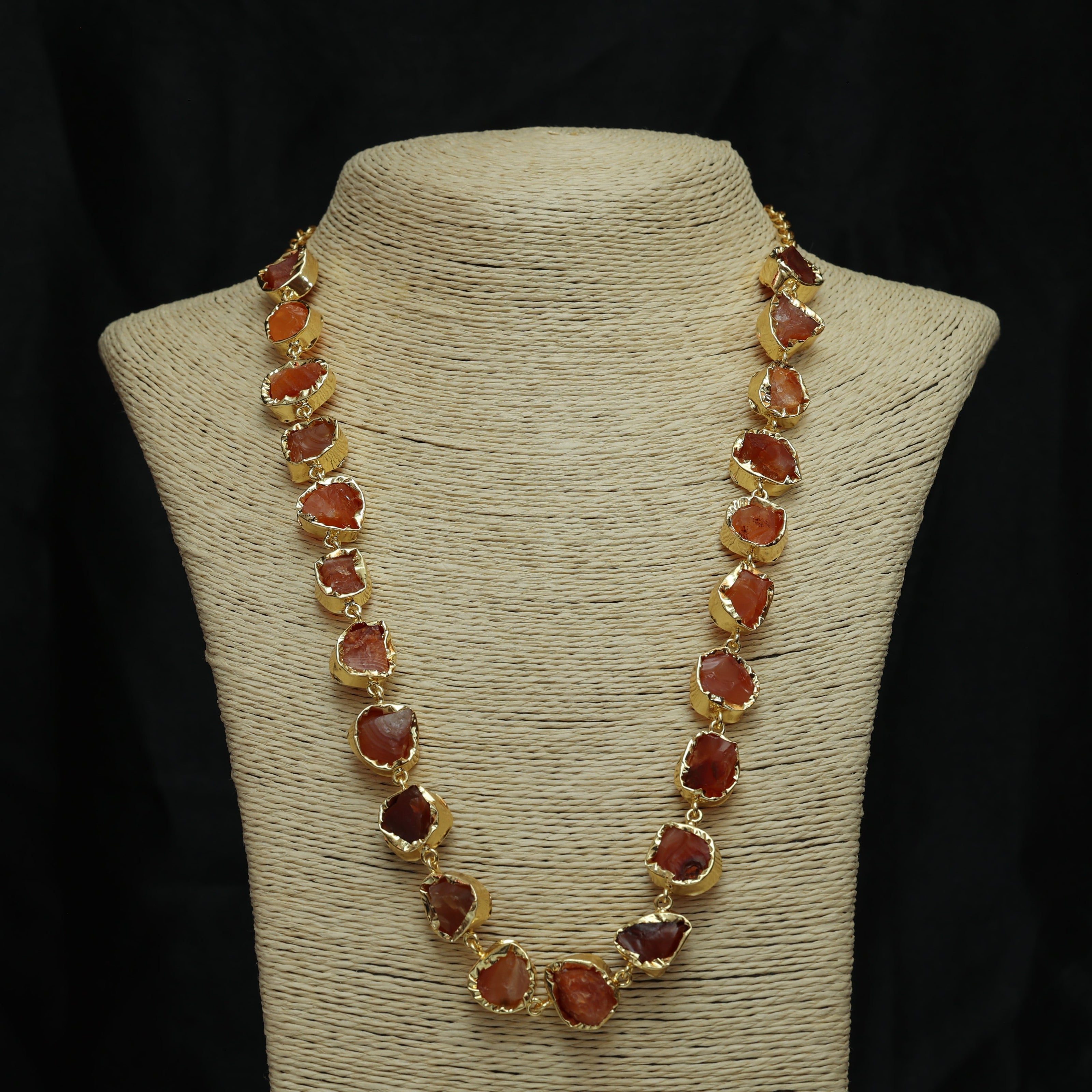 Natural Stone Embedded Chain