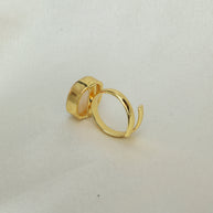 Minimalist Luna Ring With Mother Of Pearl 18K Gold Plated